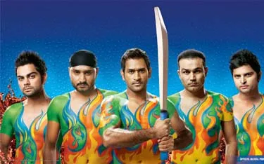 Taproot Paints Cricketers Body In Pepsi World Cup Campaign