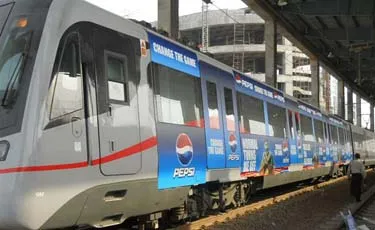 Mudra Max unwraps unique Train Branding for Pepsi