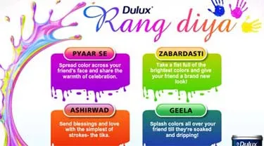 Dulux introduces online Holi