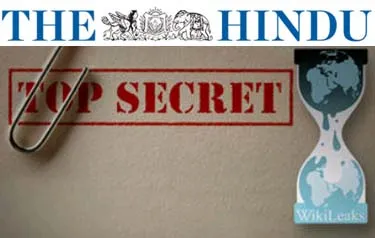 The Hindu Joins Hands with WikiLeaks