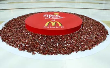 McDonald's fiery campaign to promote Spice Fest