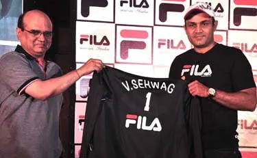 Virender Sehwag is Fila's first ever Indian brand ambassador