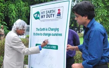Abdul Kalam joins hands with Zee News' green initiative