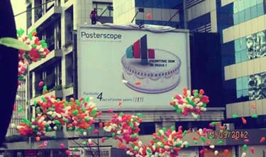 Posterscope celebrates 4 years in India with unique OOH campaign