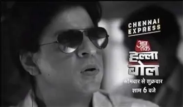 Aaj Tak ties up with blockbuster ‘Chennai Express’ for co-branded promos