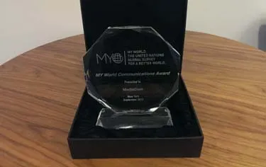 MediaCom wins UN award for MY World work