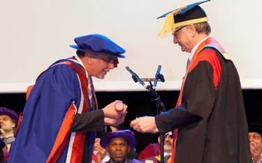 Subhash Chandra receives Honorary Doctorate from University of East London