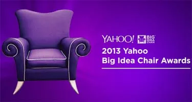 Yahoo invites entries for Big Idea Chair Awards India 2013