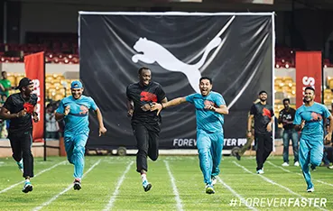 Puma becomes Forever Faster with Usain Bolt