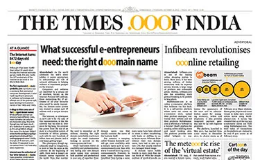 Infibeam pulls off a grand teaser in TOI