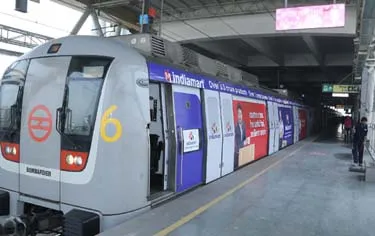 IndiaMART wraps Delhi Metro’s Yellow Line