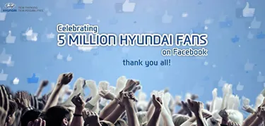 Hyundai high on five million Facebook fans
