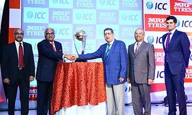 MRF is global partner for ICC World Cup