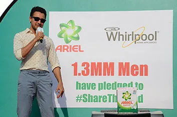 Ariel gets 1.3 million men to pledge to join its #ShareTheLoad movement