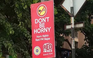 Red FM says ‘Horn not OK please’