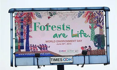 Vertiver takes the OOH route for USAID’s ‘Forests are Life’ campaign