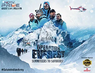NDTV Prime to showcase heroic tale of summiteers in ‘Operation Everest’