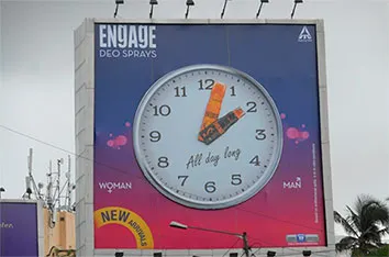Madison OOH gets the clock ticking for ITC’s Engage Deo in Mumbai