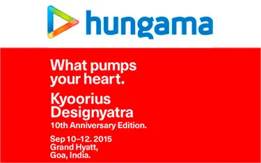 Hungama partners with Kyoorius Designyatra 2015 for musical CSR activity