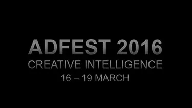 Adfest to be held from March 16-19, 2016 in Thailand, with the theme ‘Creative Intelligence’