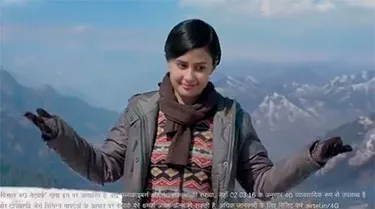 The Airtel 4G Girl is back in a new avatar