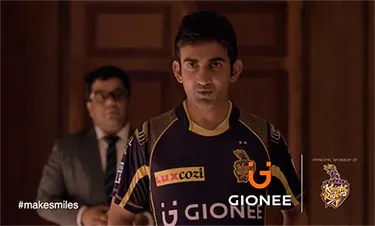 Gionee launches new logo in India with a smiley on an IPL team jersey