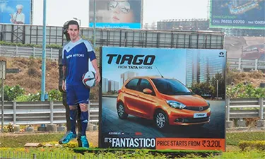 Platinum Outdoor does a splash with Tata Motor’s Tiago in OOH