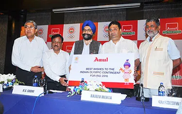 Amul is official sponsor of Indian contingent to Rio Olympics