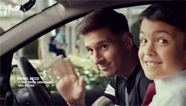 Tata Tiago’s campaign features Lionel Messi