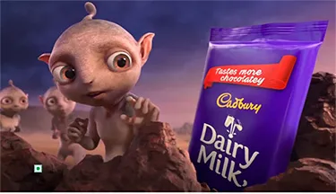 Aliens too find new Cadbury Dairy Milk more chocolatey