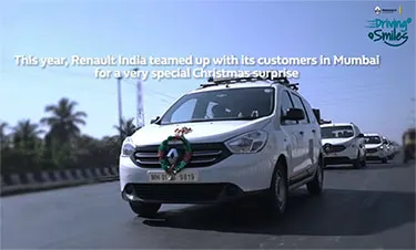 Renault Lodgy plays Santa for destitute kids on Christmas