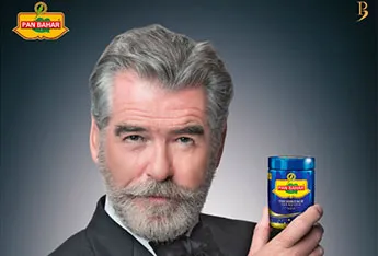 Defying the ban by ASCI, Pan Bahar is back with its Pierce Brosnan ad