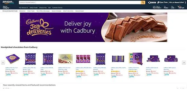 Mondelez India partners with Amazon.in, tap into e-commerce market 
