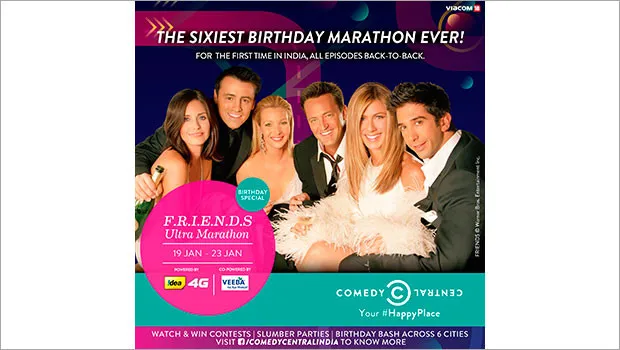 Comedy Central celebrated sixth birthday with the F.R.I.E.N.D.S Ultra Marathon 