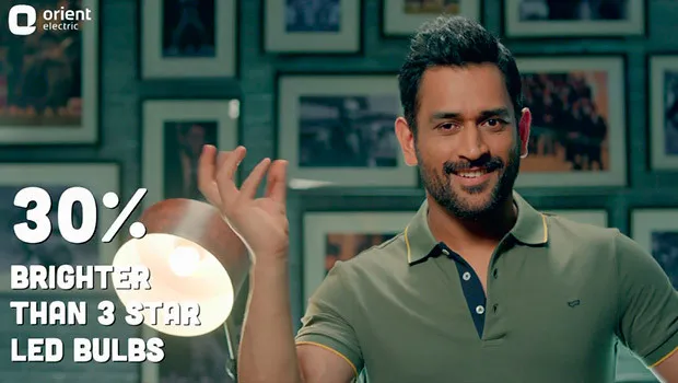 MS Dhoni bats for Orient Electric’s BEE 5-Star rated LED bulbs in a new spot