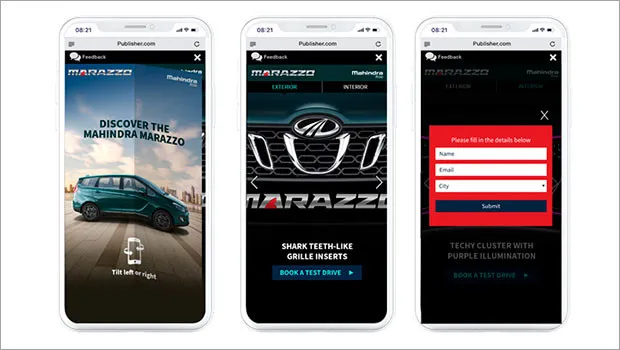 mCanvas creates interactive mobile ad for Mahindra’s Marazzo launch