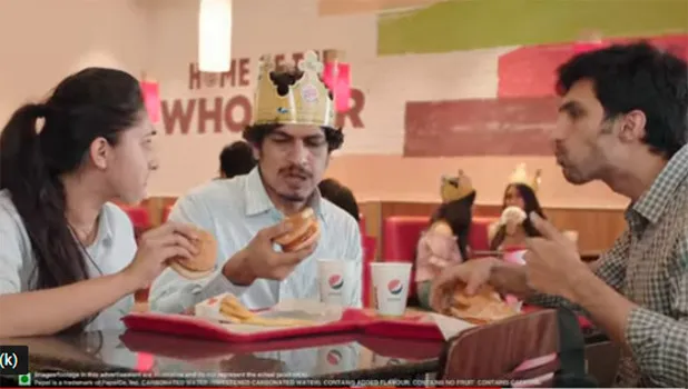 Burger King’s Crispy Veg Burger can be eaten from both sides