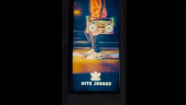 adidas Originals blends OOH advertising with social media for Nite Jogger