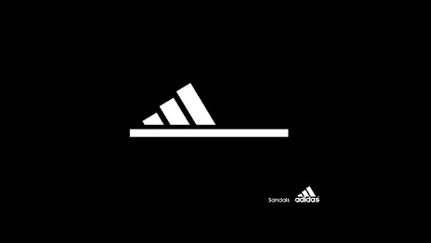 adidas tweaks logo to market its sandals segment