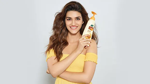 Joy personal care signs actress Kriti Sanon for Honey Almond lotion