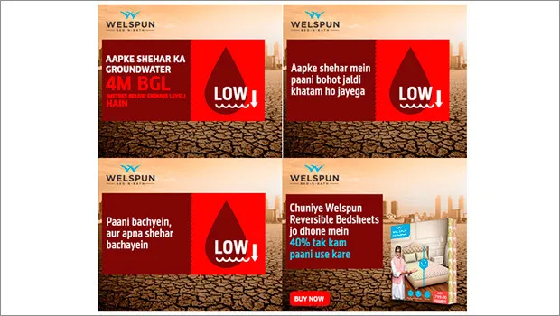 Welspun highlights Indian water crisis via innovative mobile ads