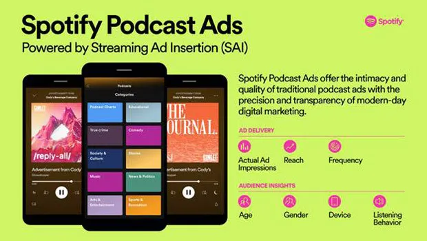 Spotify launches podcast ad technology Streaming Ad Insertion