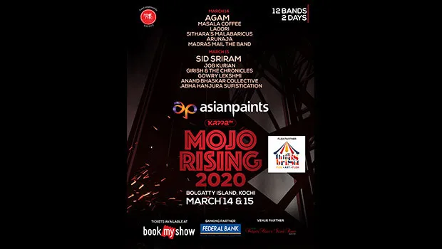 Kochi will host Mojo Rising Season 3 music fest in March