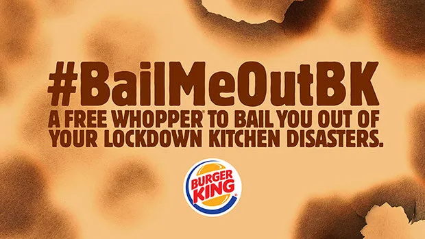 Burger King bails out failed experiments of amateur chefs with a free whopper