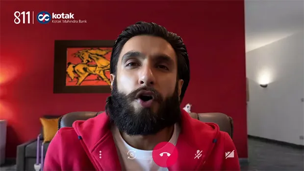 Ranveer Singh shows how to open a Kotak 811 savings account with zero contact from home