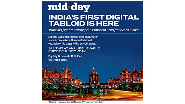 mid-day brings interactive digital tabloid on mobile at Re 1 per day