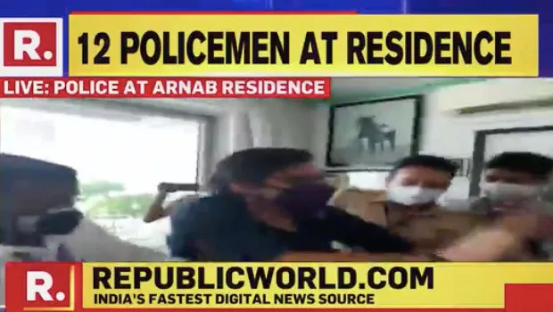 “Black day of India’s democracy,” says Republic Media Network after Arnab Goswami’s arrest