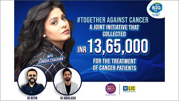 Big FM concludes ‘Together against cancer’ campaign, raises over Rs 13 lakh for patients