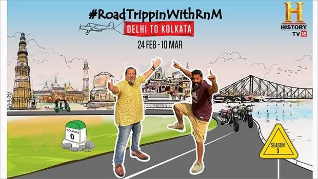 HistoryTV18 launches season 3 of ‘#RoadTrippinWithRnM’ as Rocky and Mayur set out on another adventure 