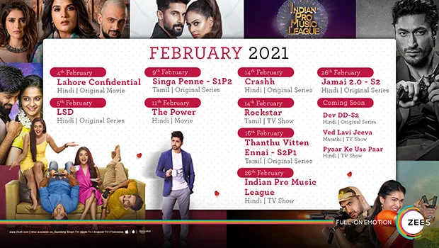 Zee5 Global unveils content slate for February